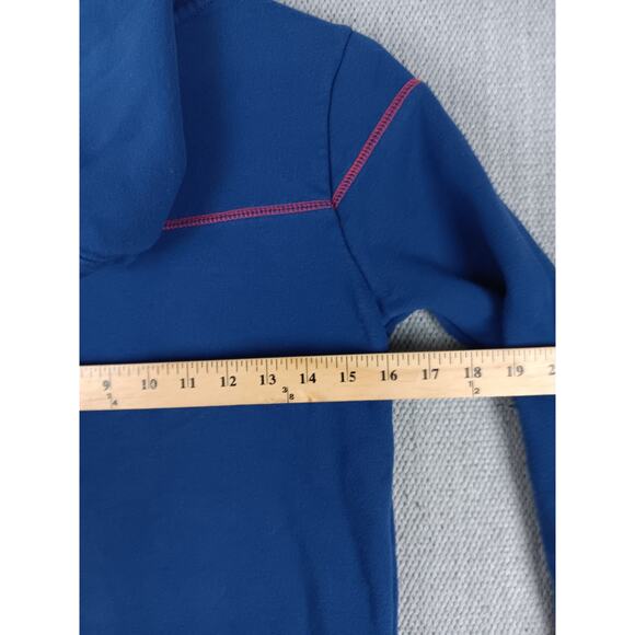 Disney Parks Disneyland Resort Hoodie Youth XS Blue Patched Full Zip 1955 - Picture 9 of 12